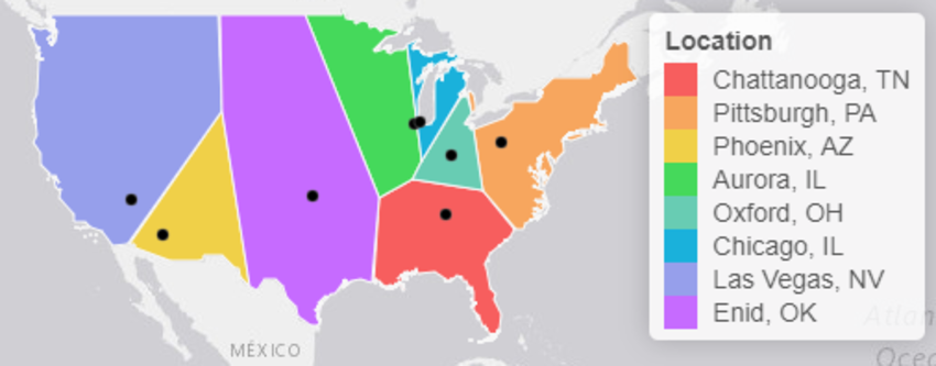 Static Voronoi Map